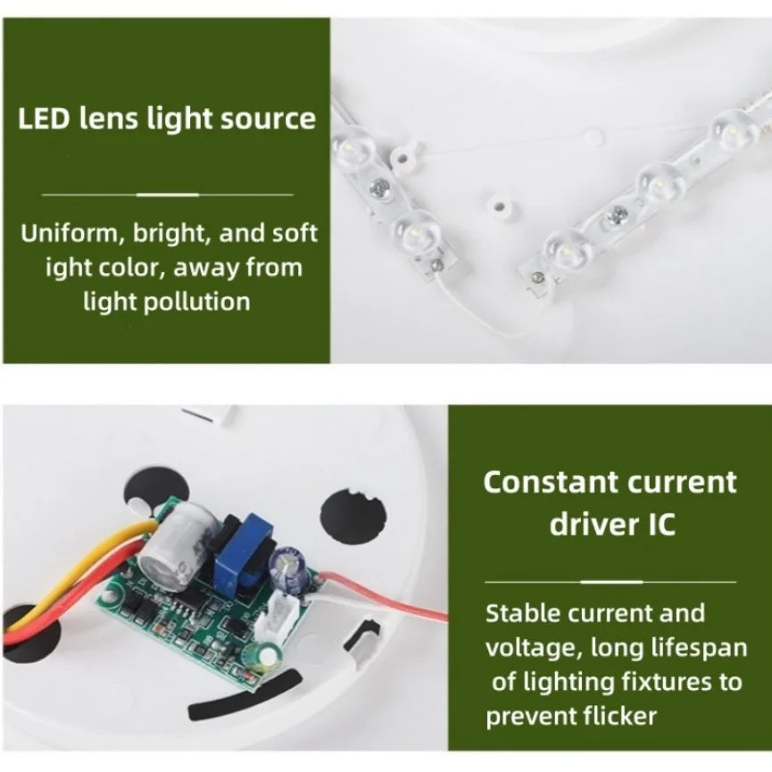 lampe moderne détecteur infrarouge led blanc flux lumineux élevé facile.surface montée garantie an