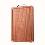 planches découpe ébène antibactérienne respectueux environnement surface lisse poignée métal système suspension moderne minimaliste