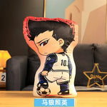 coussin anime personnages football ballons peluche lavable adulte oblong itoshi seishiro meguru
