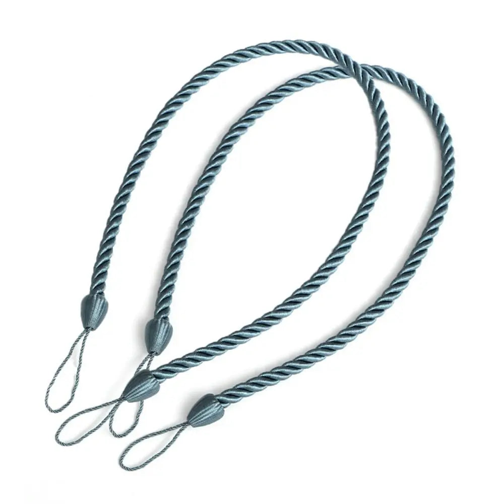 corde rideaux marron tressée moderne opacité fixations accessoire voilure coton pratique facile'utilisation chambre salon