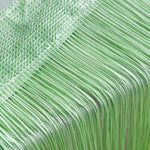 rideau franges transparent bohème salon couleur rouge vert bleu polyester 50x200cm