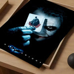 affiche murale batman bleu noir rouge contemporaine décoration mur école maison bar