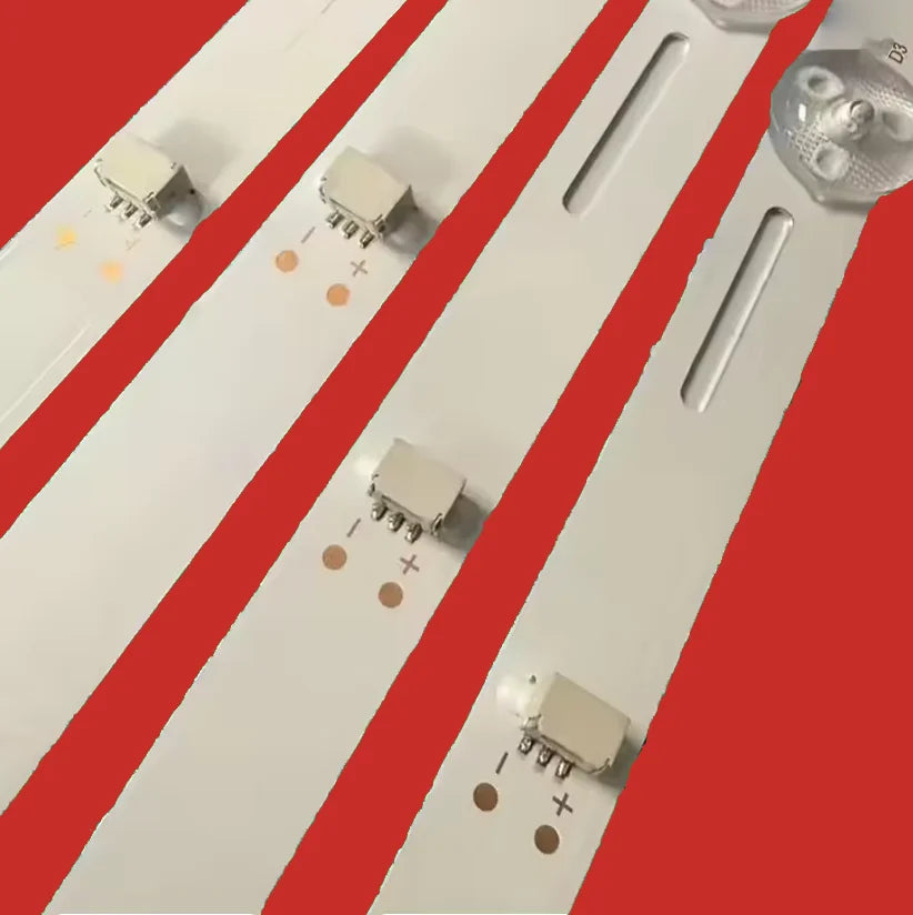 bande led rétro éclairage blanc moderne 953mm connecteurs boutons commande