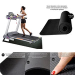 tapis sol noir texture tissée moderne entraînement force jambes abdomens 120x60cm