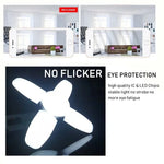 ventilateur pliable led blanc moderne 360 degrés angle réglable sans scintillement 220v