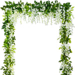 guirlande végétale hortensia vert blanc rose décoration mariage anniversaire intérieur naturelle artificielle