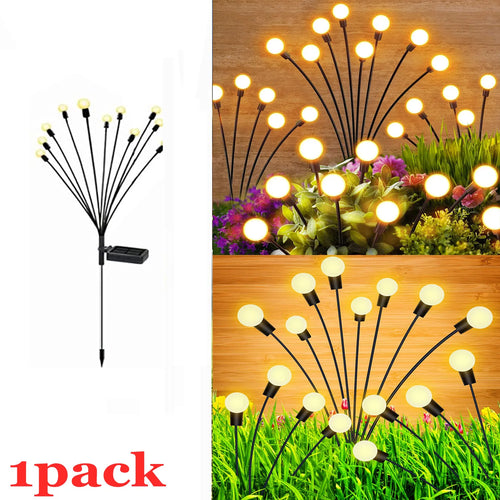 guirlande lumineuse solaire moderne blanc points lumineux ronds extérieur patio jardin cheminée led ip66