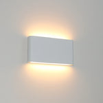 applique murale led moderne minimaliste blanc gris foncé 90x115x28 90x175x28 watts