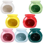 diffuseur parfum bougie chauffe parfum moderne minimaliste bleu clair rose jaune vert blanc rouge
