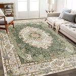 tapis floral oriental géométrique classique salon chambre extérieur 50x80cm 80x120cm 120x160cm