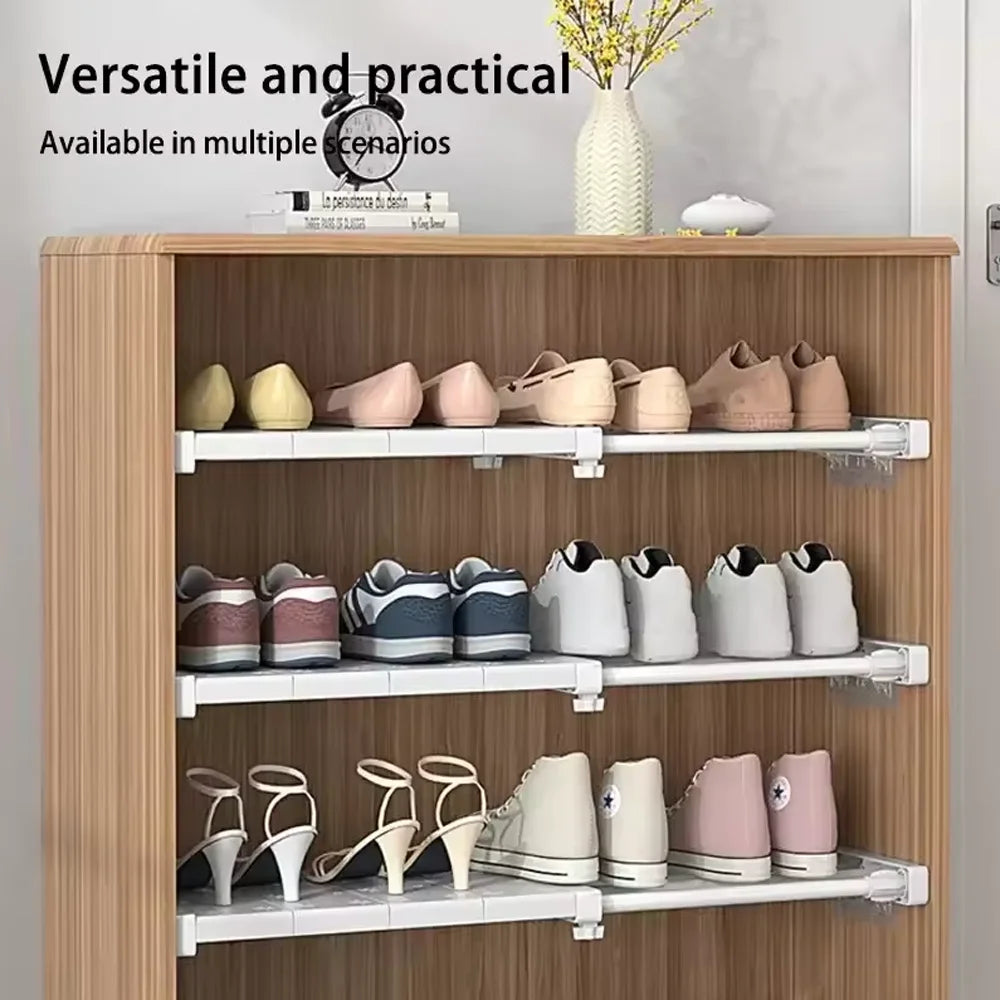 étagère rétractable blanche perforée motifs floraux moderne clips fixation instructions