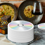 serviettes papier motif cd vinyle cassette audio anniversaire fête rétro disco années