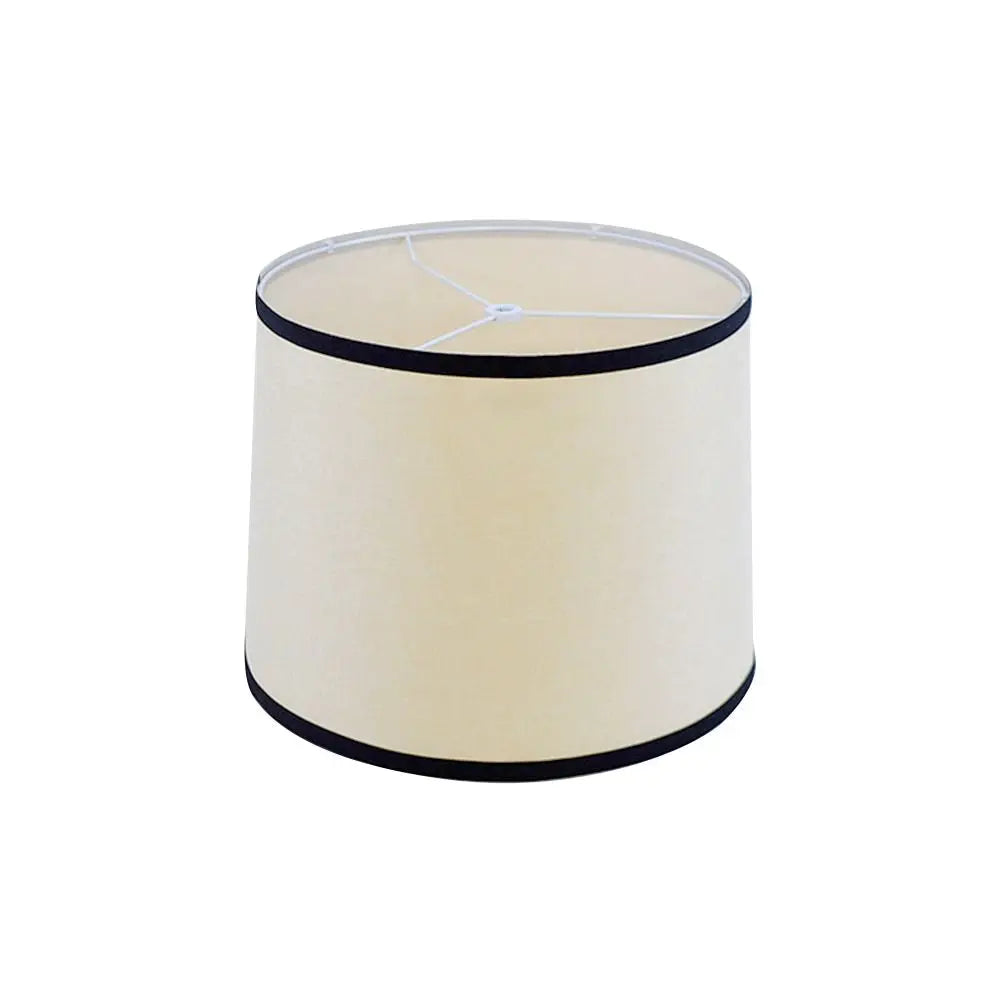 abat jour moderne toile doré lin beige blanc bleu marine or nordique décoration maison