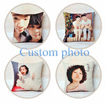 coussin carré moderne 45x45cm imprimé photo opaques décor lit canapé simple