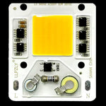 ampoule led cob 50w ac 220v blanc jaune rouge extérieure spotlight chip led moderne