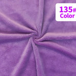 tissu velours doux violet rose blanc moderne confortable peluche respirant bricolage artisanat décoration