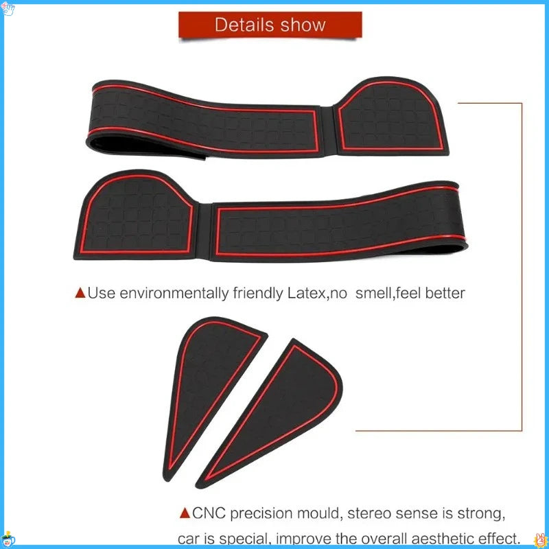 tapis sol voiture toyota rav4 2026 noir rouge adhésif moderne fonctionnel
