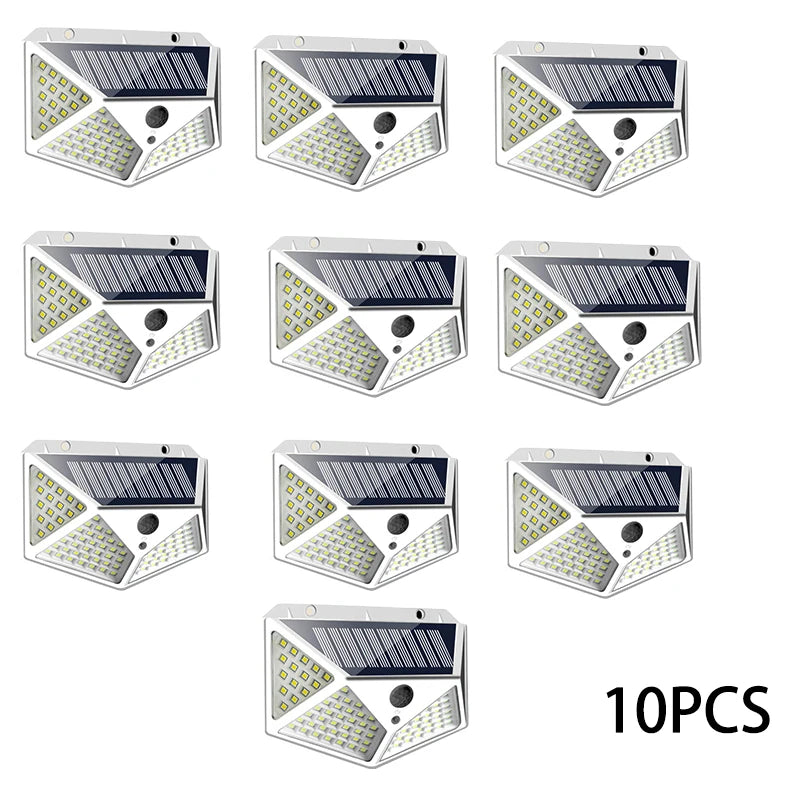 lampe murale solaire motion sensor led moderne extérieure ip65 garage jardin porte