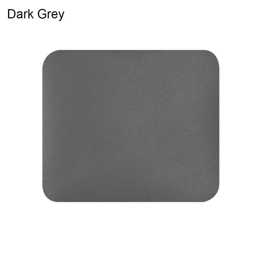 tapis souris antidérapant caoutchouc noir bleu vert gris moderne uni mat portable pc gaming
