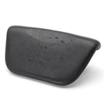 coussin bain noir simili cuir moderne imperméable doux spa repos dorsal