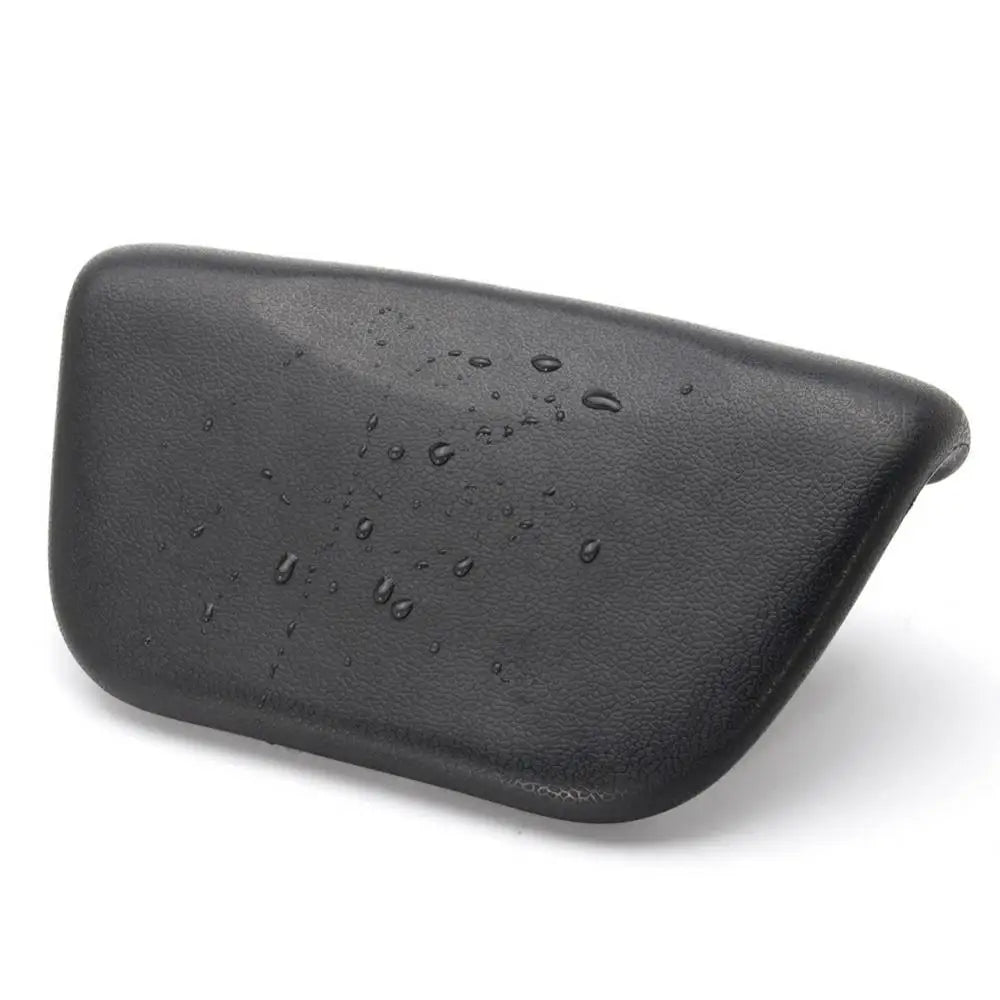 coussin bain noir simili cuir moderne imperméable doux spa repos dorsal