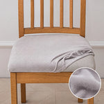 housse chaise extensible velours uni fauteuil cuisine salon moderne lavable