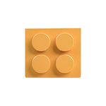 boîtes rangement magnétiques rouge jaune bleu vert blocs lego couteau pince spatule brosse moderne