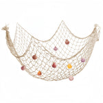 décoration murale filet pêche maille fine coquillages marine décoration plage maison fête