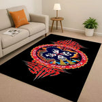 Tapis Kiss bleu salle de jeux