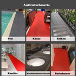 tapis antidérapant pvc gris vert rouge moderne non slip