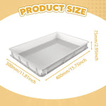 plateau rangement alimentaire industriel gris blanc fruits légumes pizza pâte cuisson bakery kitchen commercial