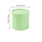 boîtes rondes unies moderne opaques rose clair noir argenté rose pâle vert clair beige