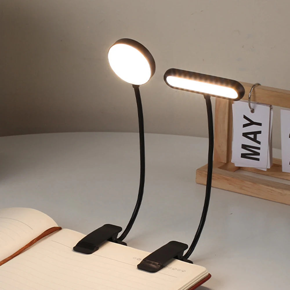 lampe lecture rechargeable led flexible pince usb variable moderne minimaliste