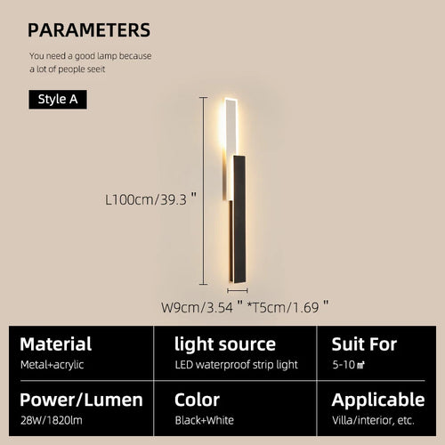 applique murale extérieure led noire dorée moderne étanche jardin façade maison