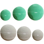 décoration intérieure boule vert moderne 9cm 12cm 15cm opacité granuleuse mariage anniversaire