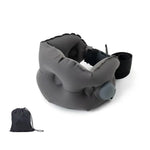 coussin lombaire gonflable confortable noir sac rangement ajustable lit forme