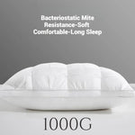 oreiller confortable blanc gris coton polyester massage corps literie moderne