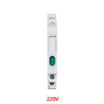 interrupteur électrique moderne blanc rouge flux lumineux faible tension 220v alternatif