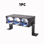 projecteur led barre moderne noir ip68 lampe travail tout terrain angle combo