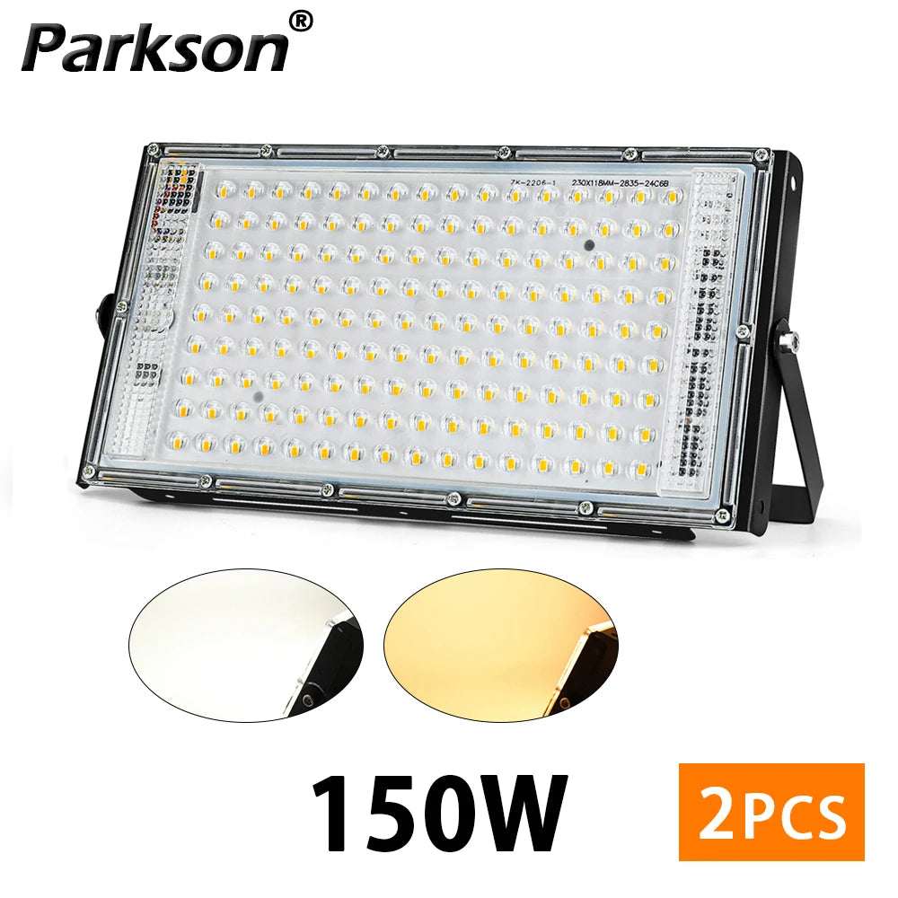projecteur led extérieur 100w 150w noir moderne aluminium certifié cecccrohs
