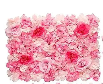 décoration murale fleurs artificielles rose blanche moderne mariage anniversaire chambre bébé