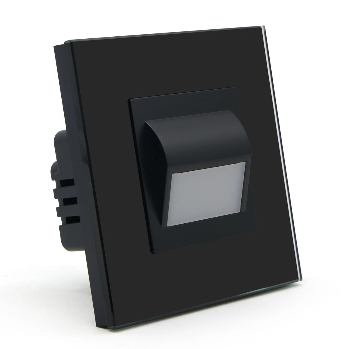 interrupteur mural led capteur mouvement sensoriel gris noir moderne tactile