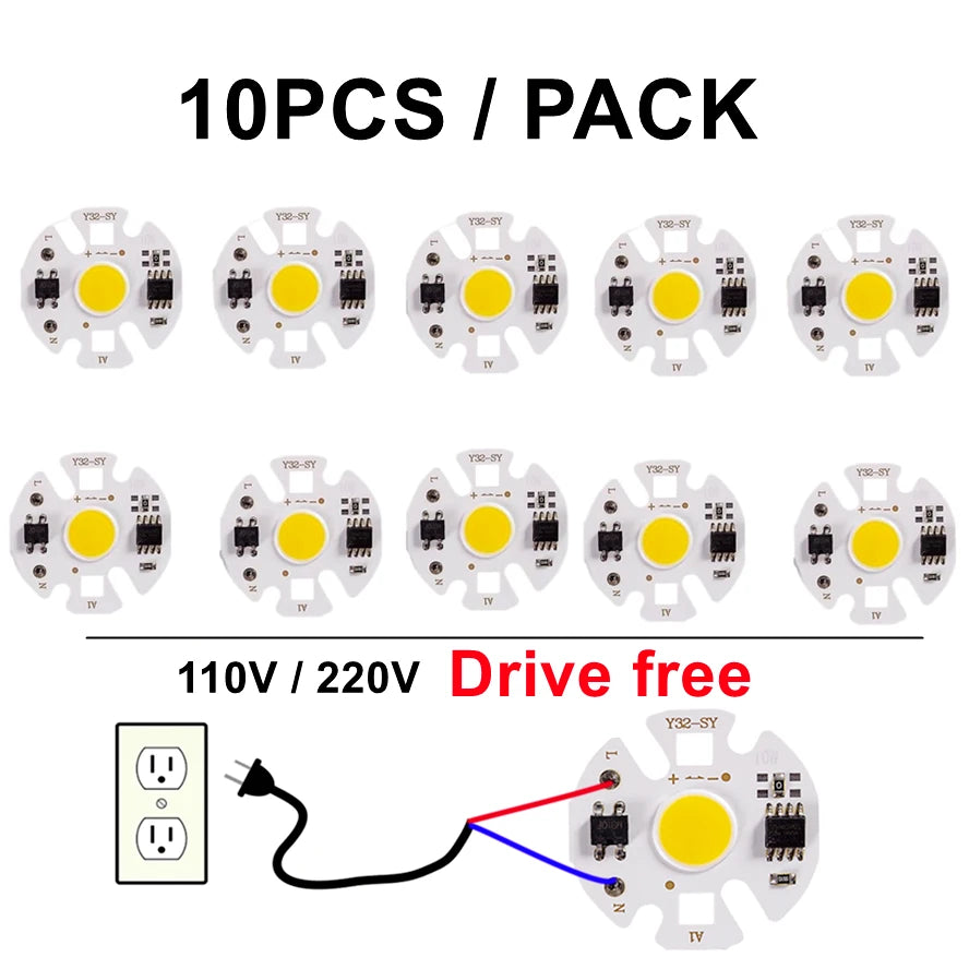 plaque led 31mm blanc moderne circuits imprimés connecteurs électriques aluminium 12w 110v 220v