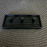porte brosses dents électriques places support oral moderne minimaliste blanc noir