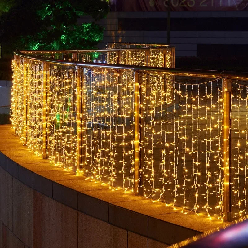 guirlande lumineuse solaire étoiles blanc chaud froid multicolore moderne vacancesextérieurjardin