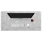 tapis gris texturé moderne durable souris grande taille 120x60cm 90x45cm 80x40cm