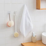 crochet mural adhésif transparent moderne support charge lourde cuisine salle bains organizer auto fixataire
