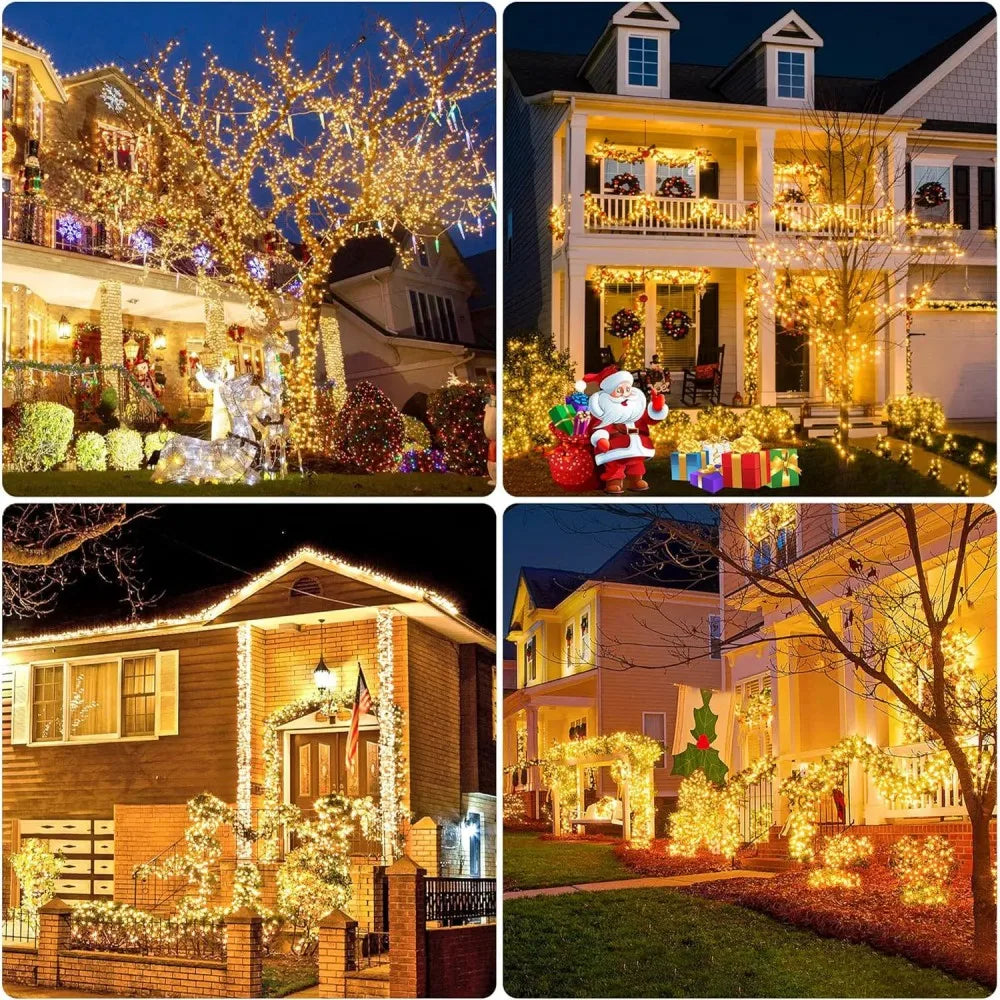 guirlande lumineuse solaire led blanc chaud moderne modes panneau solaire autoinstallation