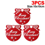 tapis table serviette rouge flocons noël antiderapante festive respectueux environnement