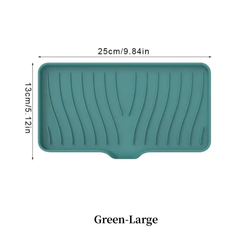 support vaisselle silicone gris blanc vert rose rayures modernes